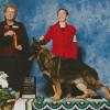 Ashley taking her very first Best Of Breed with Ch Tripphill's ScharoArk DeJaVu (aka Logan) under esteemed judge Mrs. Alane Gomez  at Nolan Rivers  Kennel club